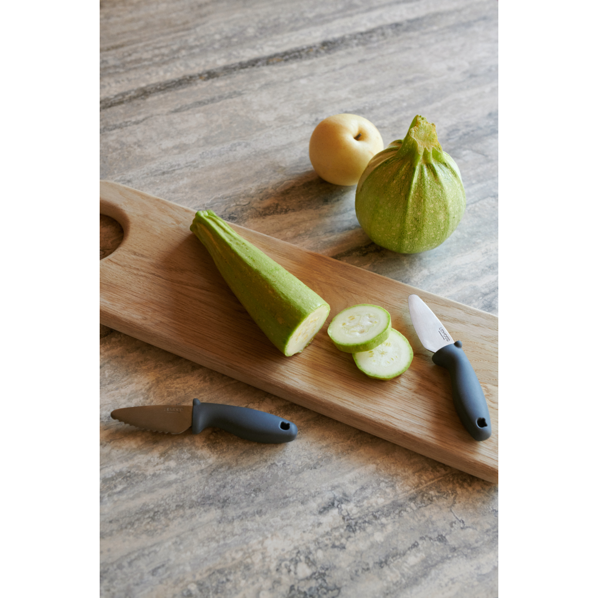 Perry cutting knife set - Whale blue