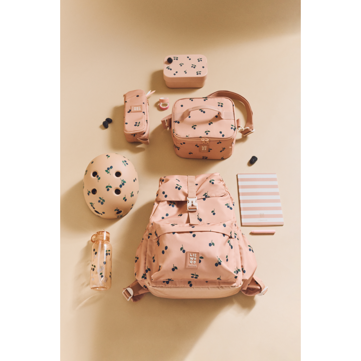 Kamil Lunchbox - Berry / Pale Tuscany