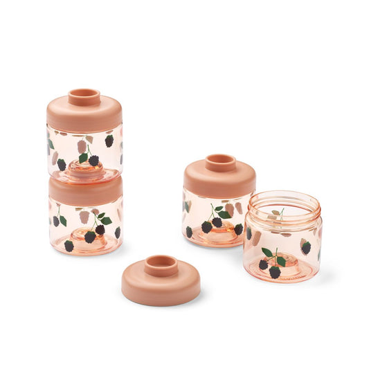 Dominique Baby Food Boxes - Berry / Pale Tuscany