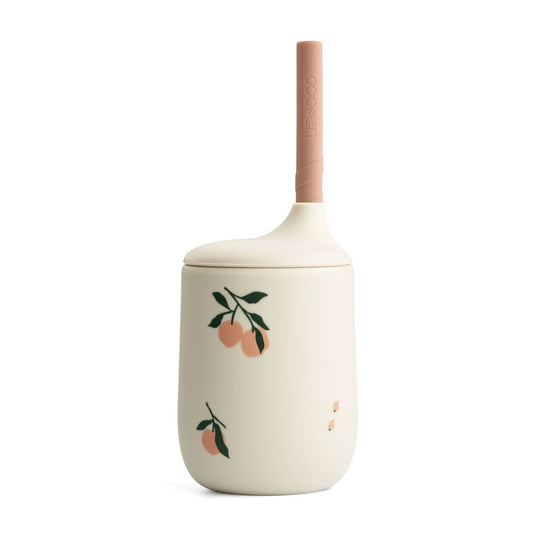 Ellis Printed Sippy Cup - Peach / Sea shell mix