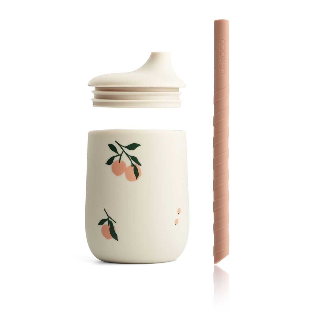 Ellis Printed Sippy Cup - Peach / Sea shell mix