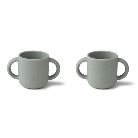 Gene cup 2-pack - Rabbit dove blue