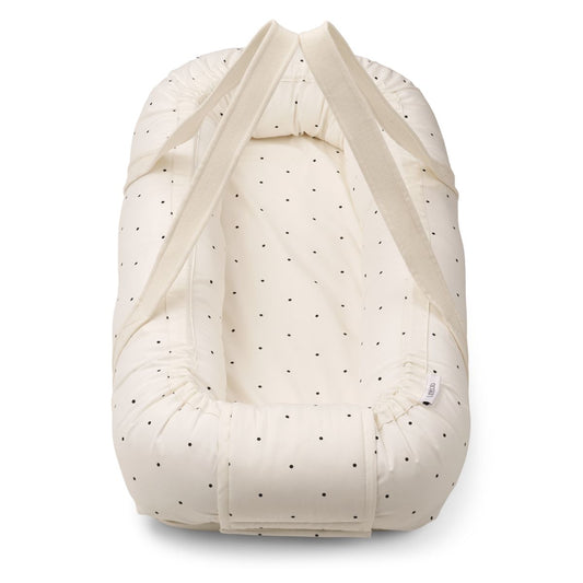 Gro Babylift and Baby Nest - Classic dot creme de la creme