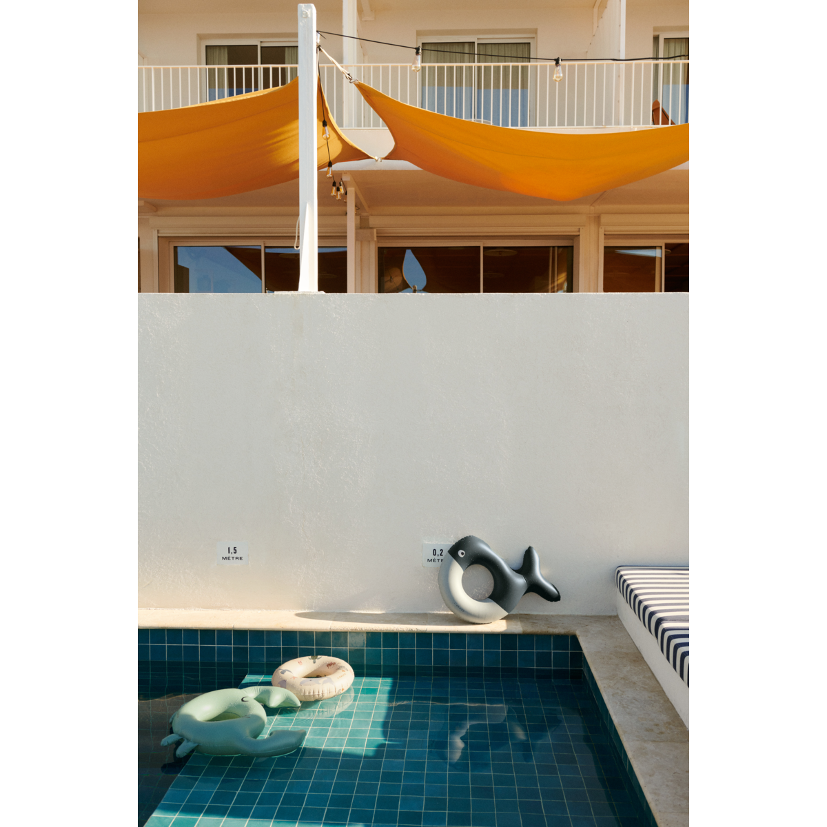 Baloo Small Swim Ring - Peach / Sea shell